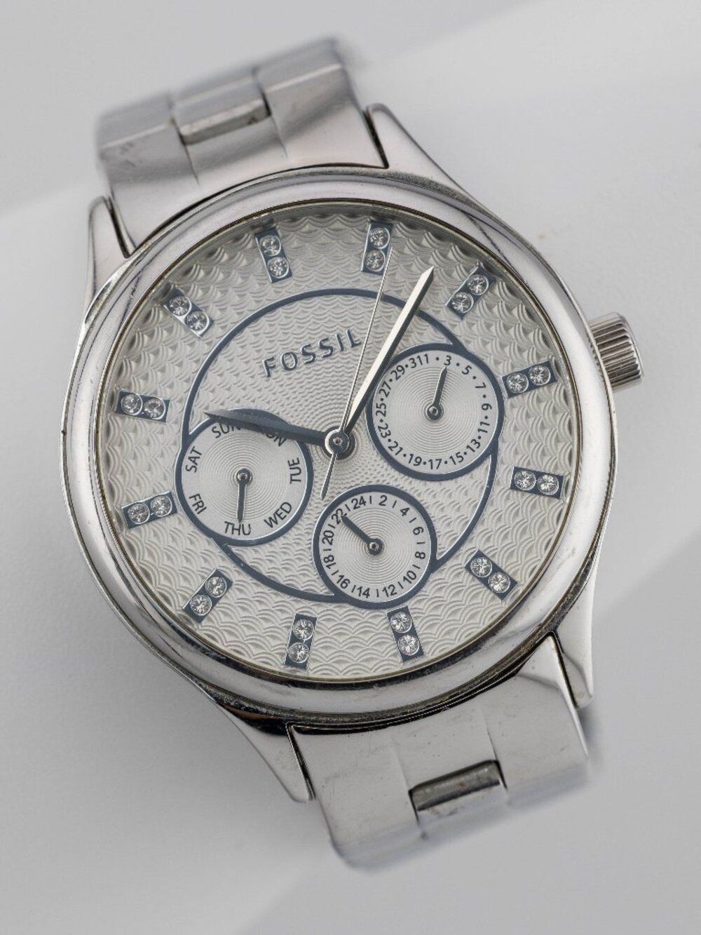 Fossil BQ1560 Women's Multifunction Quartz Analog Watch Fresh Battery